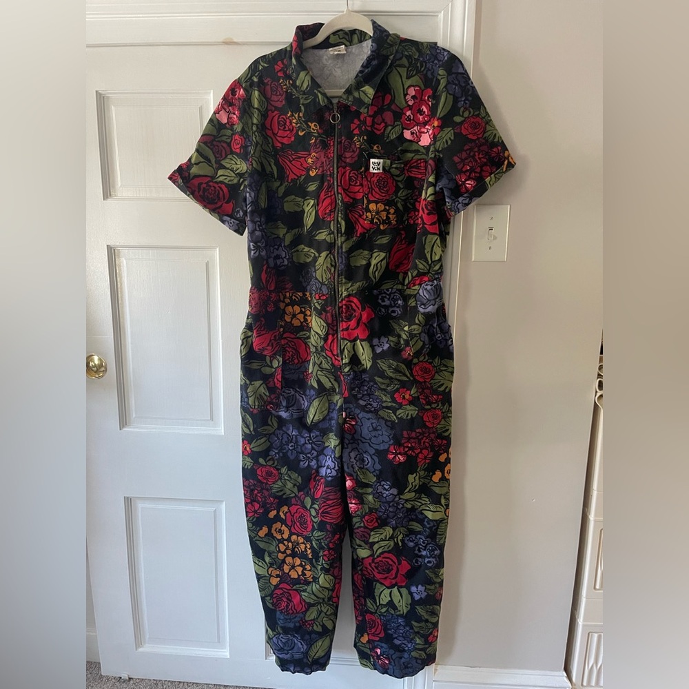Lucy & Yak Ragan Cotton Jumpsuit in Maria Print